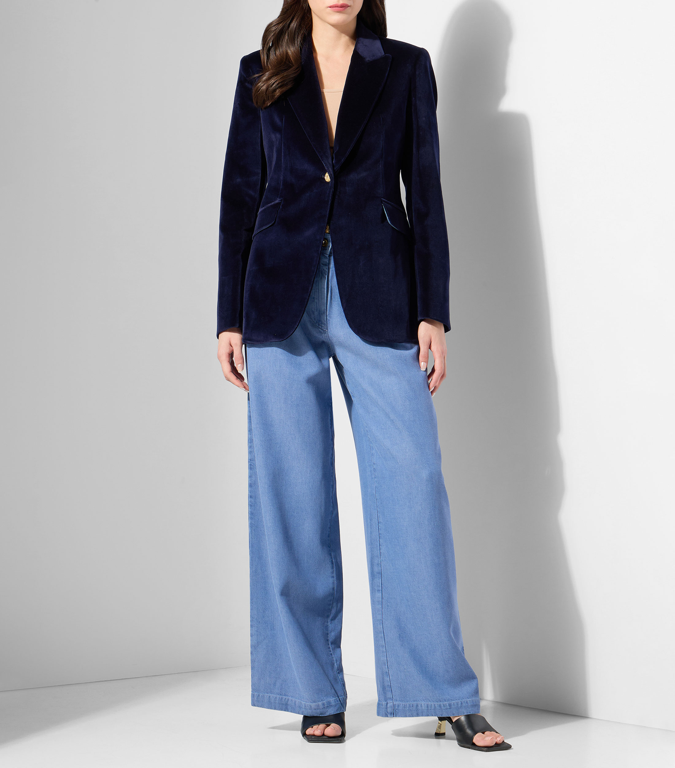 Blazer liso Mujer
